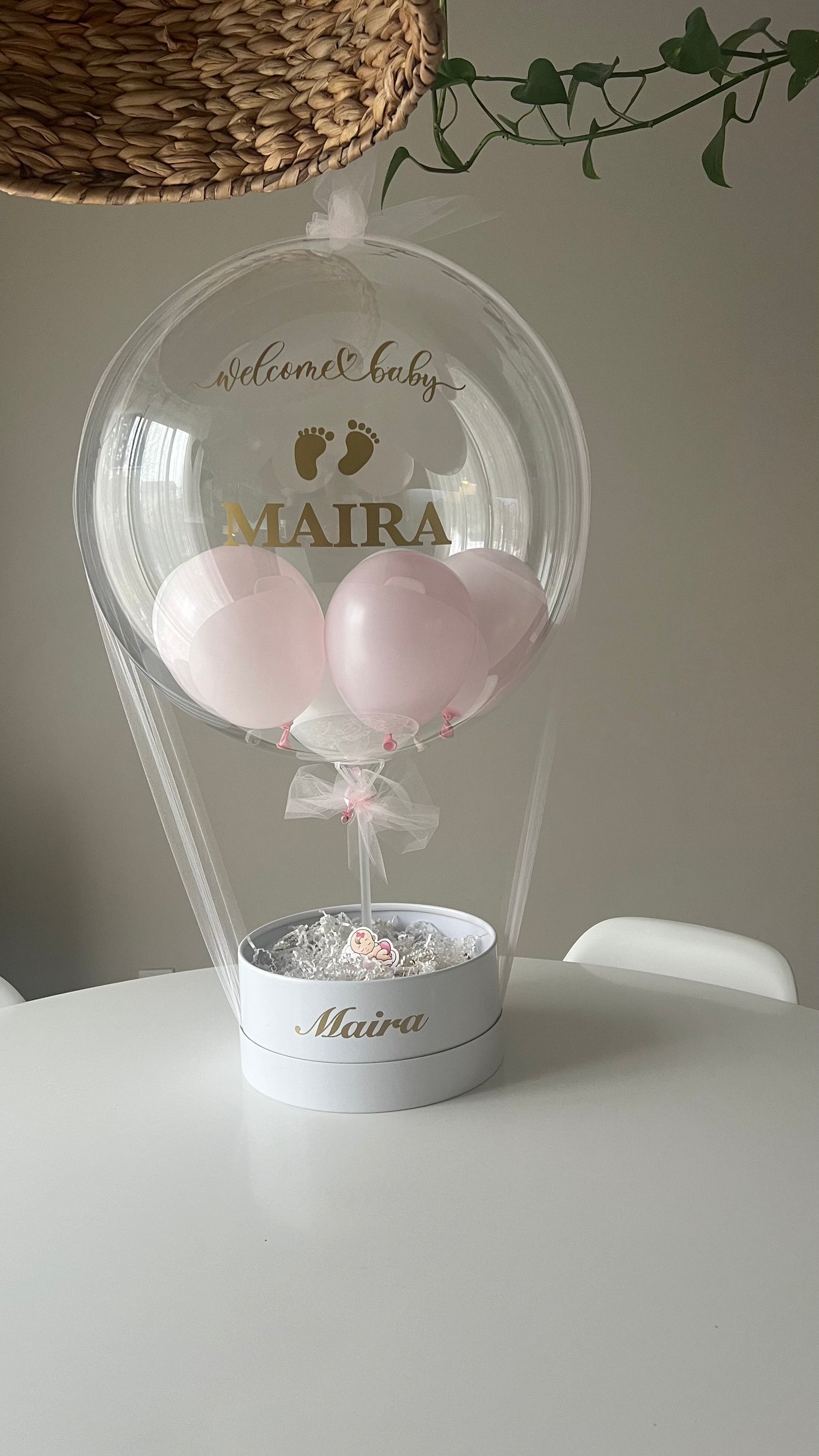 Balloon gift box